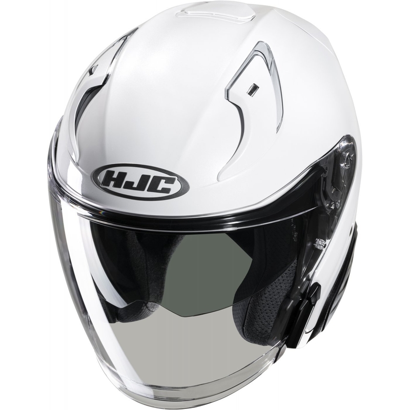 Otwarty kask motocyklowy HJC RPHA 31 Solid biały perłowy