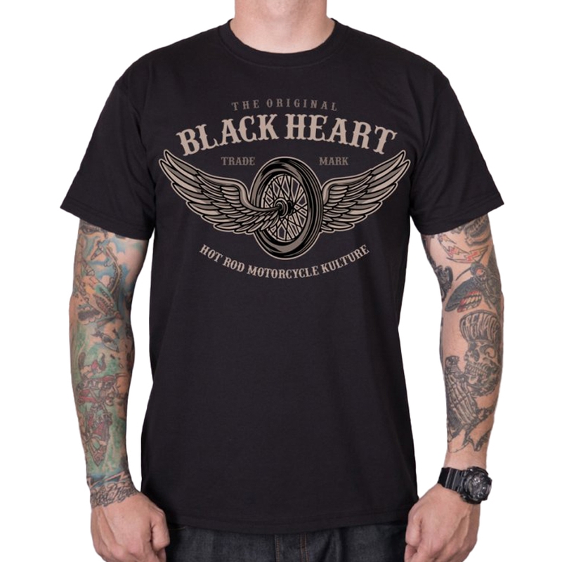 Męska koszulka Black Heart Wings