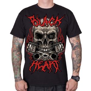 Męska koszulka Black Heart Metal Head