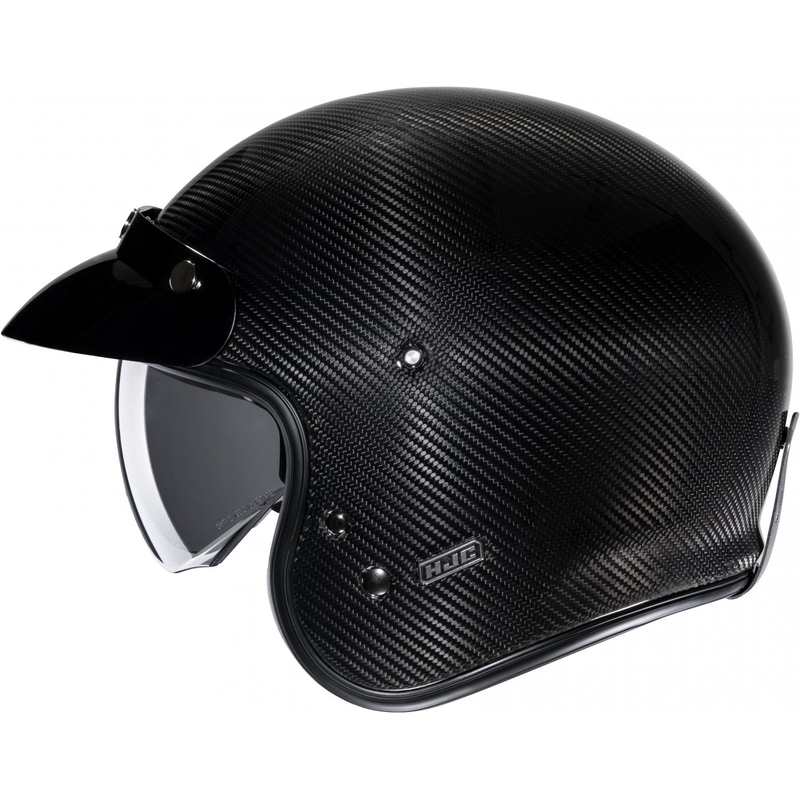 Otwarty kask motocyklowy HJC V31 Carbon czarny