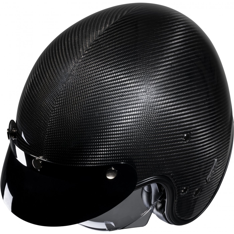 Otwarty kask motocyklowy HJC V31 Carbon czarny