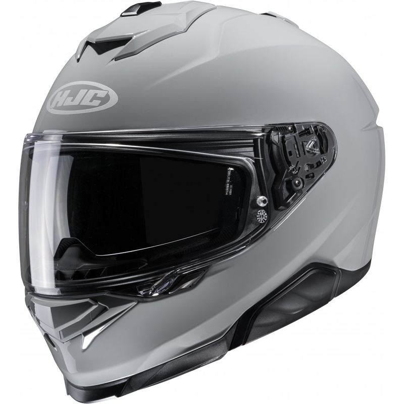 Kask motocyklowy integralny HJC i71 Solid n. szary