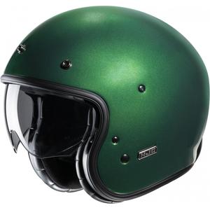 Otwarty kask motocyklowy HJC V31 Solid zielony