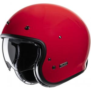 Otwarty kask motocyklowy HJC V31 Solid czerwony