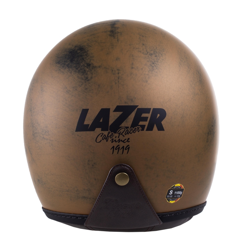 Otwarty kask motocyklowy Lazer Mambo Evo Cafe Racer brązowy matowy wyprzedaż