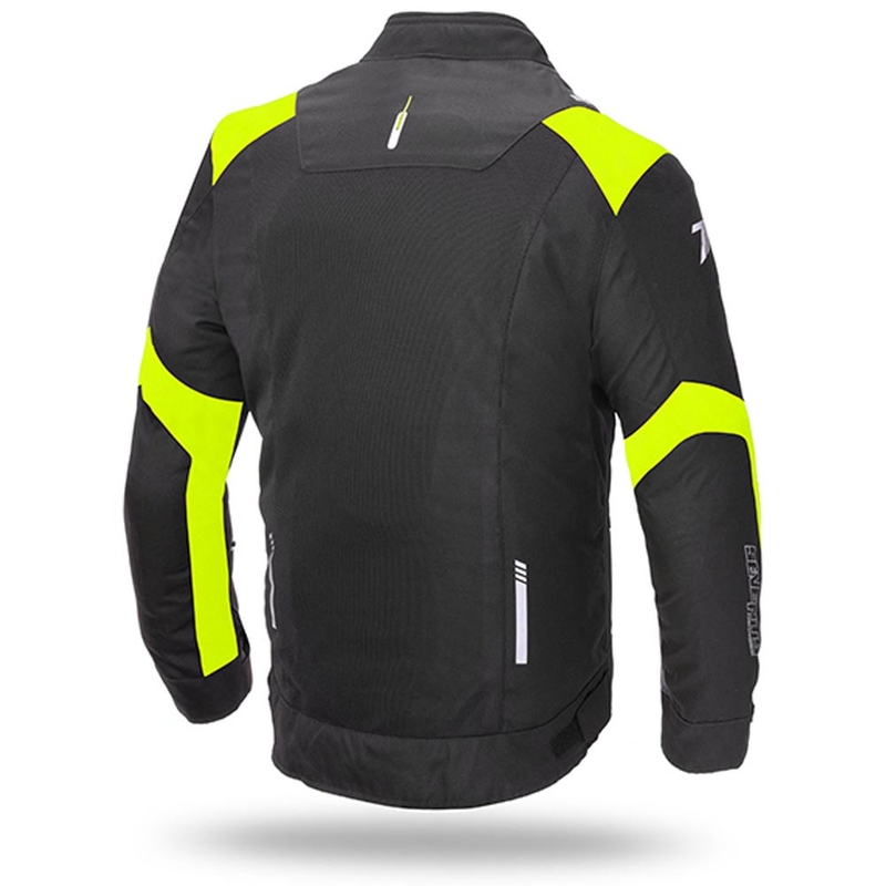 Kurtka motocyklowa SEVENTY DEGREES SD-JR52 czarny-fluo żółty wyprzedaż