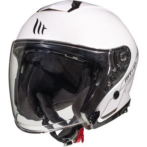Otwarty kask motocyklowy MT Thunder 3 SV Solid biały výprodej