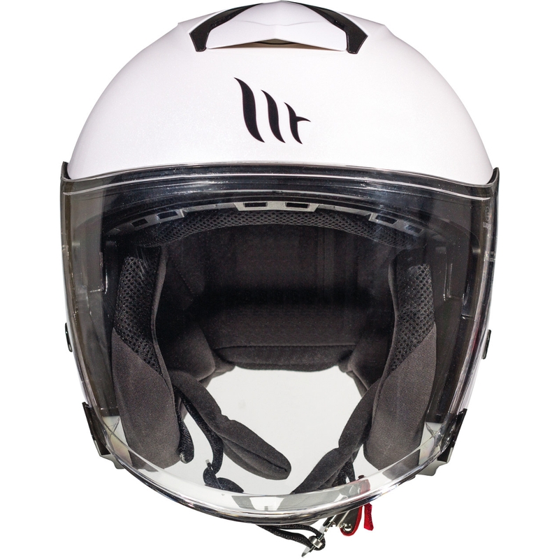 Otwarty kask motocyklowy MT Thunder 3 SV Solid biały wyprzedaż