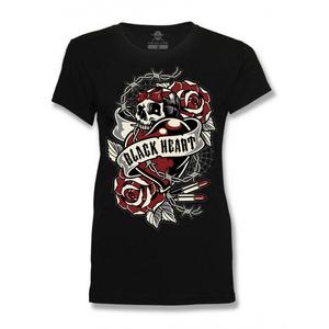 Koszulka damska Black Heart Rose