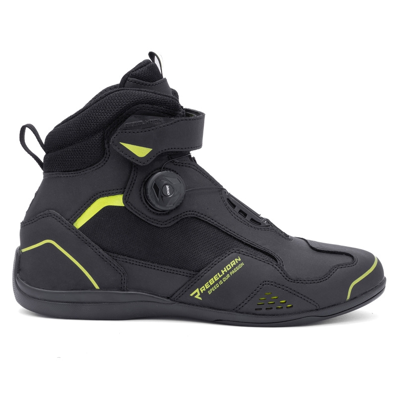 Buty motocyklowe Rebelhorn Spark II czarno-fluo żółte