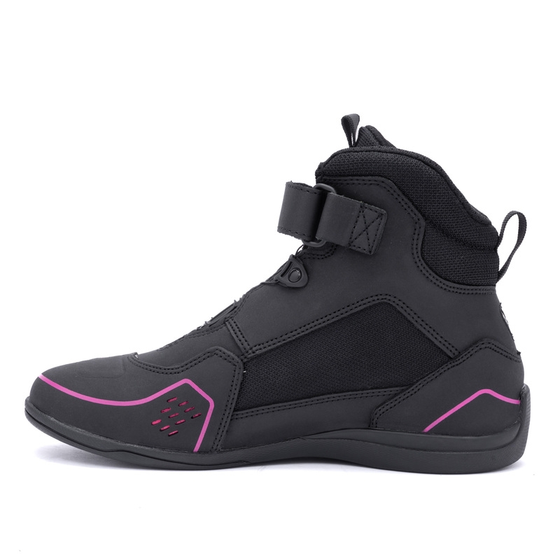 Damskie buty motocyklowe Rebelhorn Spark II czarno-różowe