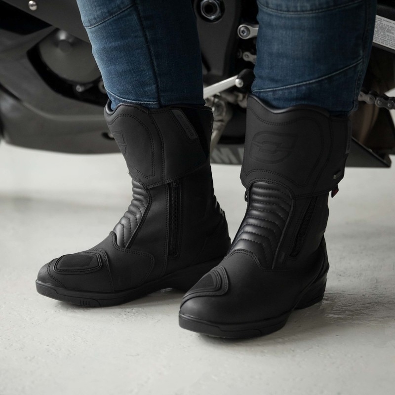 Damskie buty motocyklowe Ozone Rapid czarne matowe