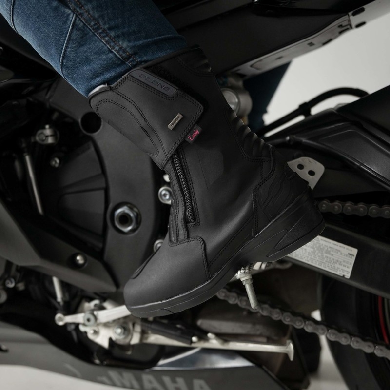 Damskie buty motocyklowe Ozone Rapid czarne matowe