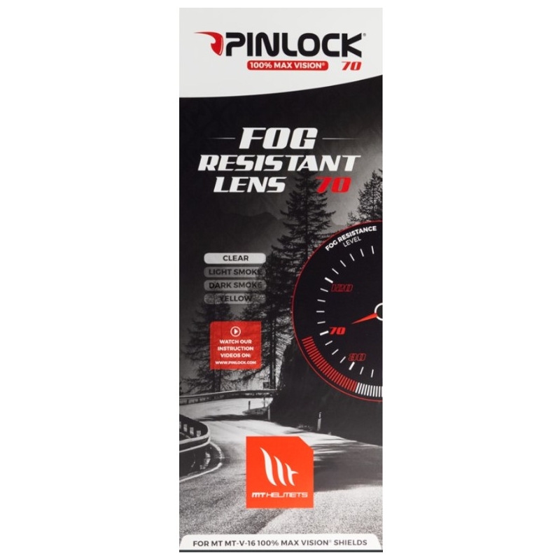 Pinlock do kasku MT-V-16 przezroczysty