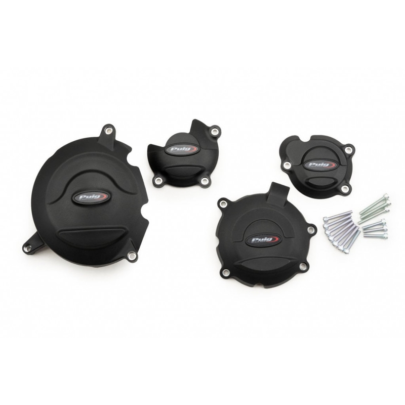 Engine protective covers PUIG black