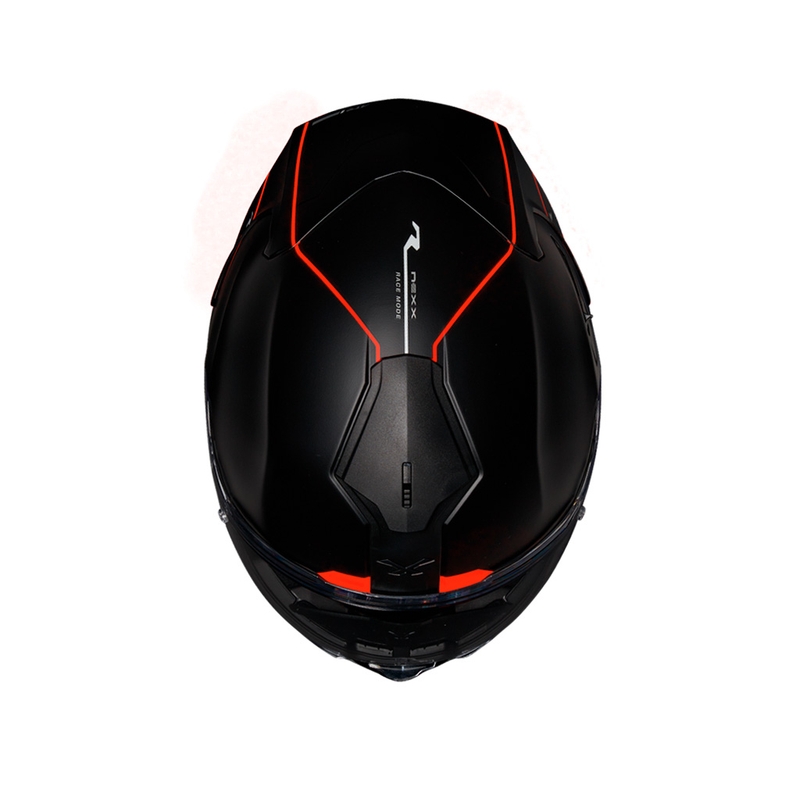Kask motocyklowy integralny NEXX SX.100R Frenetic czarny/czerwony wyprzedaż