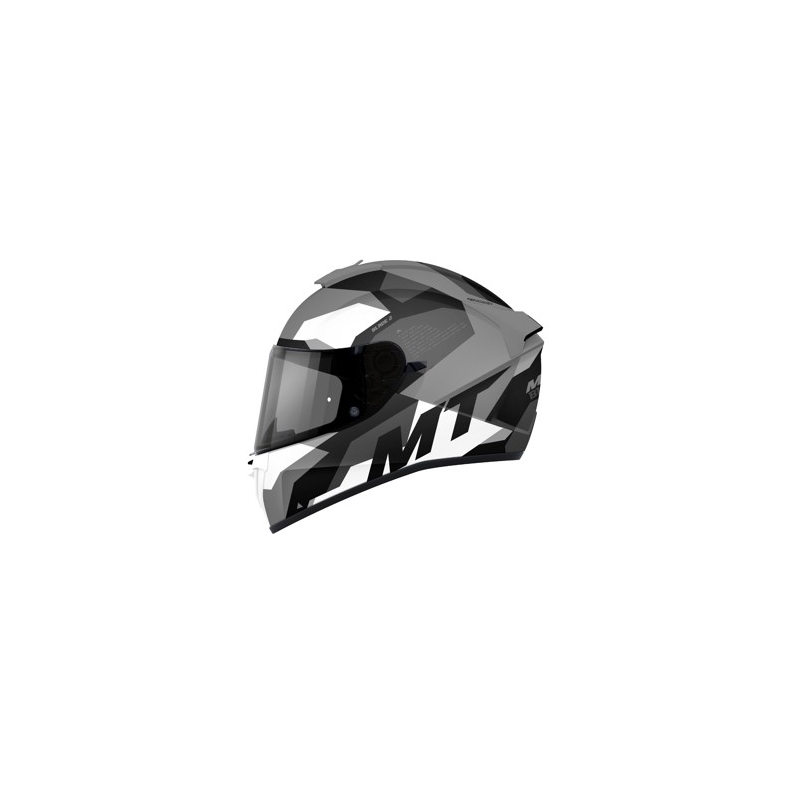 Zintegrowany kask motocyklowy MT Blade 2 SV Fade B0 czarno-szaro-biały