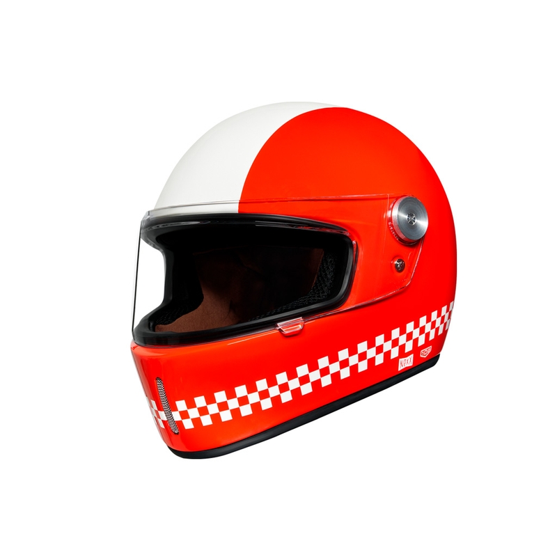 Integralny kask motocyklowy NEXX X.G100R Finish Line czerwony wyprzedaż
