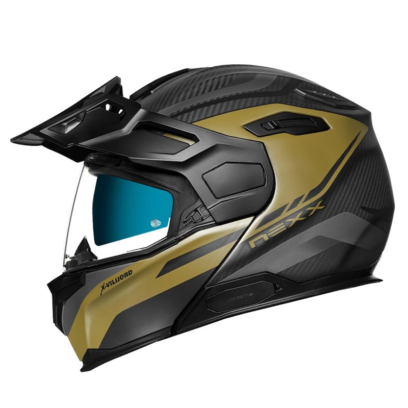 Kask ochronny NEXX X.Vilijord Hiker zielono-szary wyprzedaż