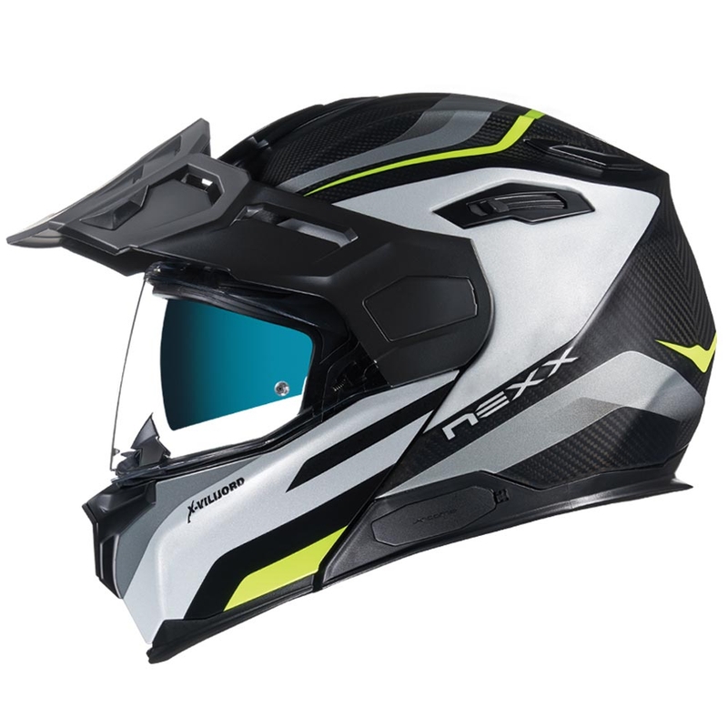 Kask ochronny NEXX X.Vilijord Hiker biały-fluo żółty wyprzedaż