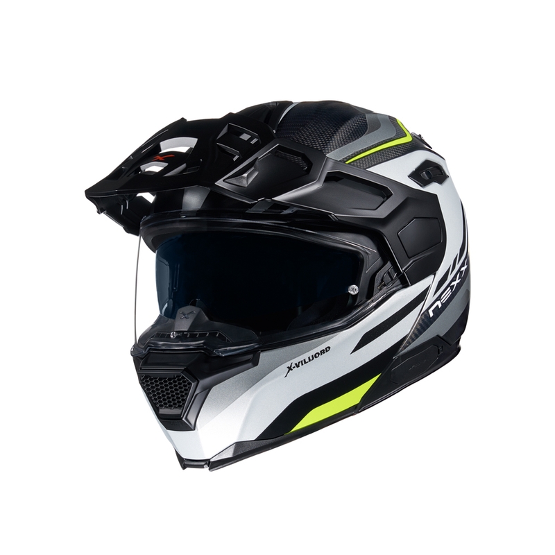 Kask ochronny NEXX X.Vilijord Hiker biały-fluo żółty wyprzedaż