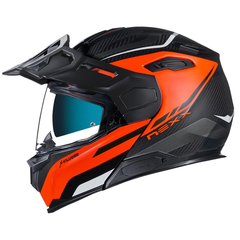 Kask ochronny NEXX X.Vilijord Hiker pomarańczowo-szary wyprzedaż