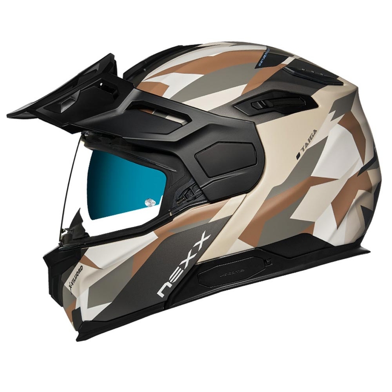 Kask ochronny NEXX X.Vilijord Taiga szaro-brązowy wyprzedaż
