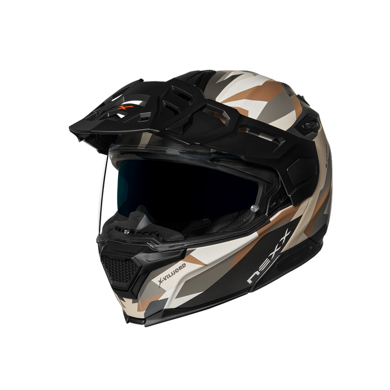 Kask ochronny NEXX X.Vilijord Taiga szaro-brązowy wyprzedaż