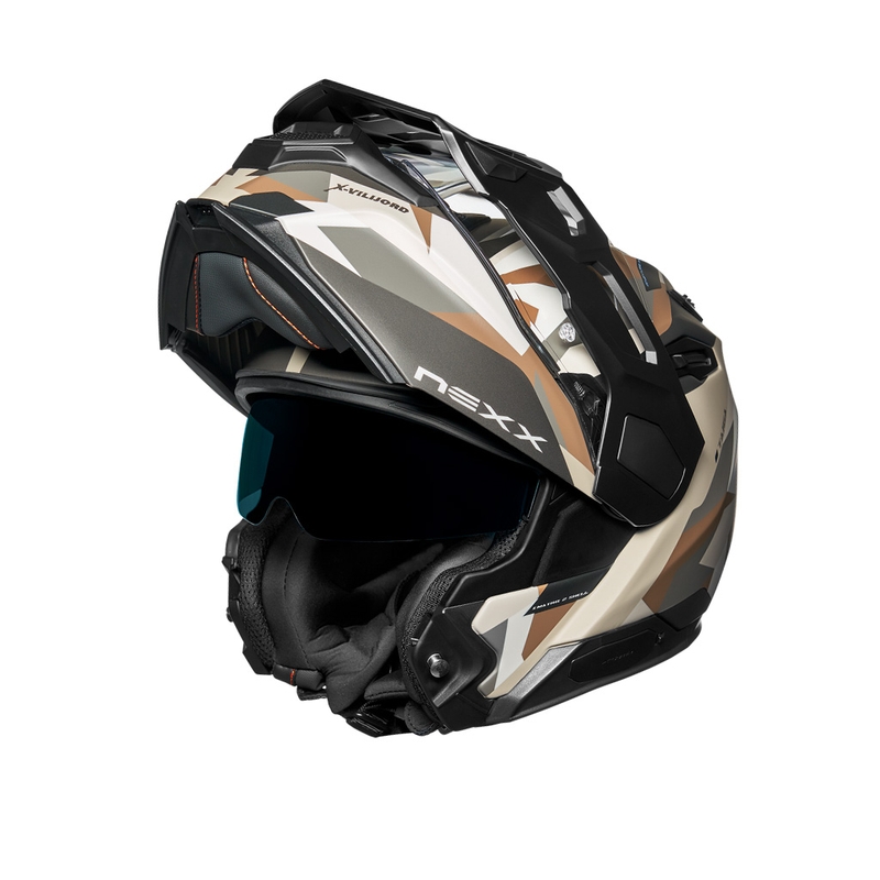 Kask ochronny NEXX X.Vilijord Taiga szaro-brązowy wyprzedaż