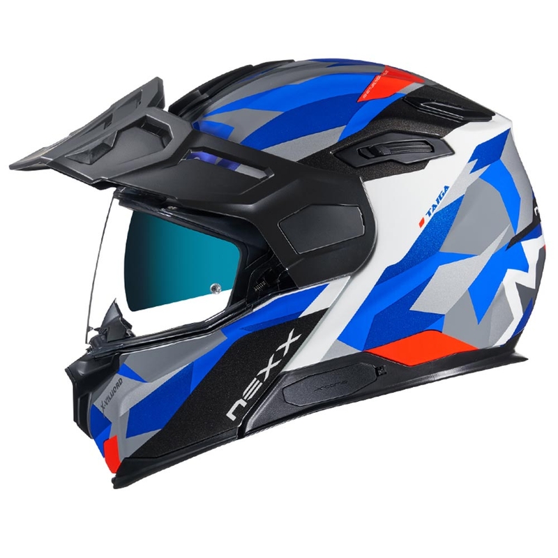 Kask tip-up NEXX X.Vilijord Taiga biało-szaro-niebieski wyprzedaż