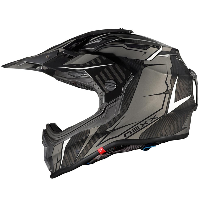 Kask enduro NEXX X.WRL Atika czarno-szary wyprzedaż