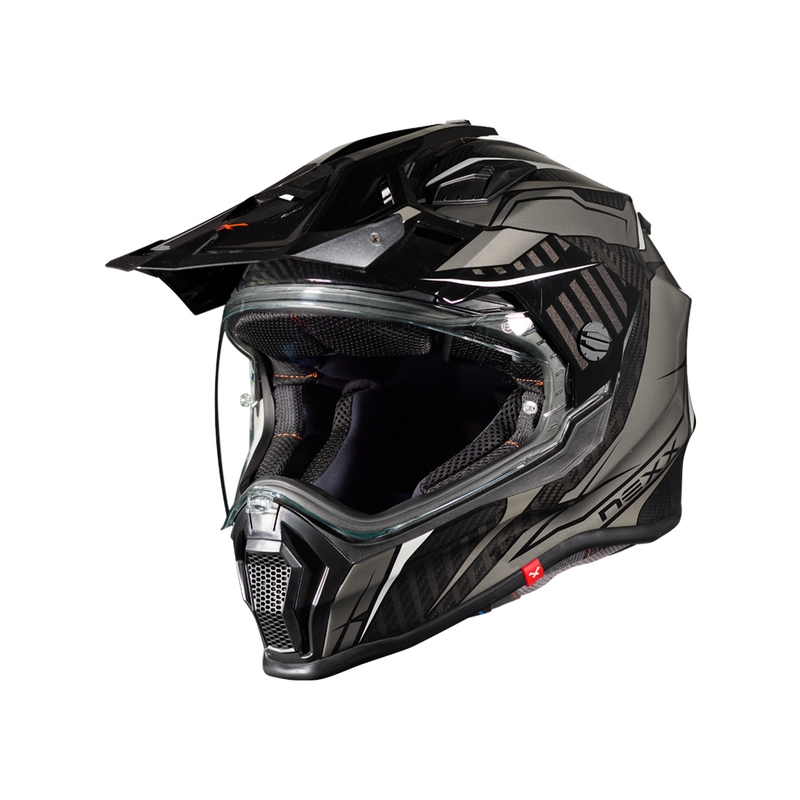 Kask enduro NEXX X.WRL Atika czarno-szary wyprzedaż