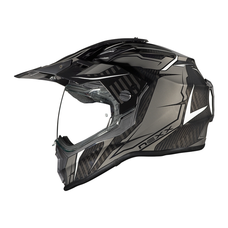 Kask enduro NEXX X.WRL Atika czarno-szary wyprzedaż