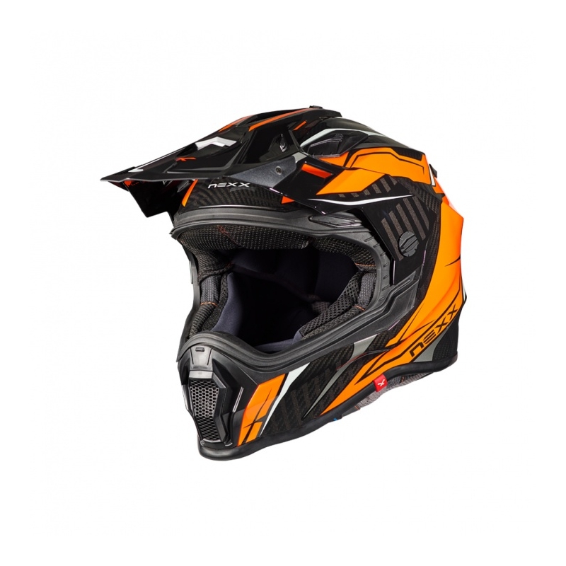 Kask enduro NEXX X.WRL Atika czarno-pomarańczowy wyprzedaż