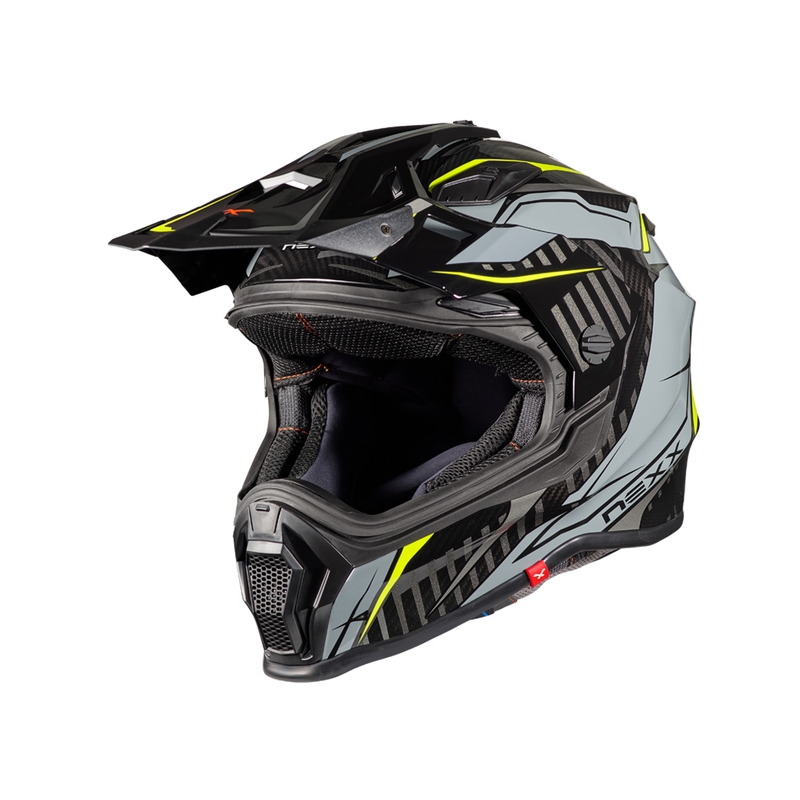 Kask enduro NEXX X.WRL Atika szary-fluo żółty wyprzedaż