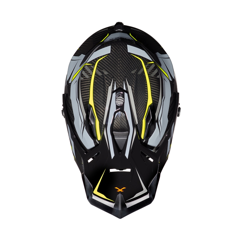Kask enduro NEXX X.WRL Atika szary-fluo żółty wyprzedaż