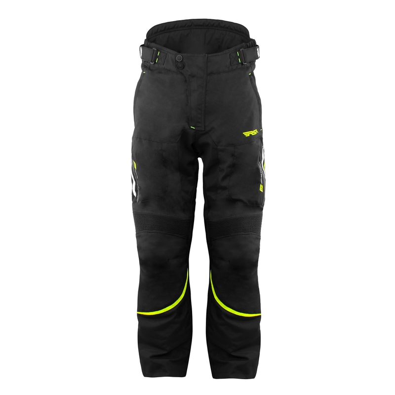 Spodnie motocyklowe RSA Warm black-fluo yellow wyprzedaż wyprzedaż wyprzedaż