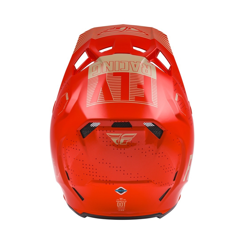 Kask motocrossowy FLY Racing Formula CC Primary czerwono-piaskowy