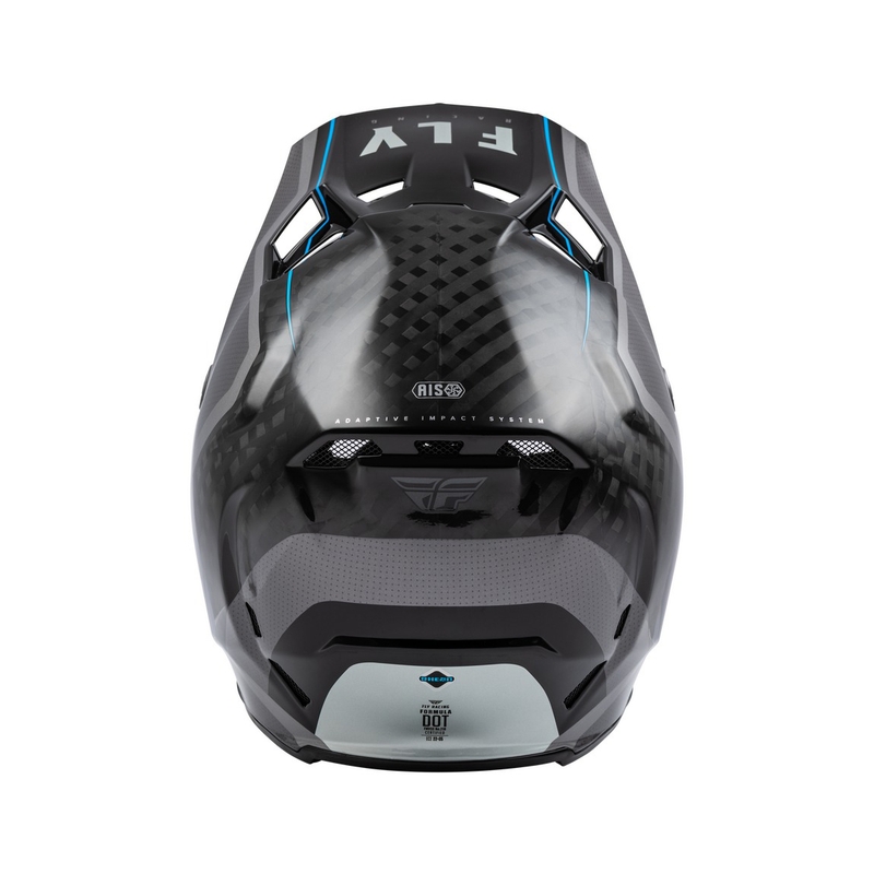 Kask motocrossowy FLY Racing Formula Axon czarno-szaro-niebieski