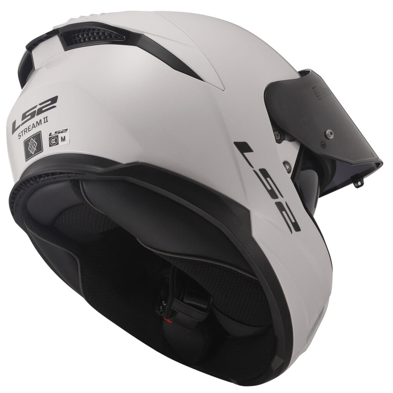 Kask motocyklowy integralny LS2 FF808 Stream II biały połysk