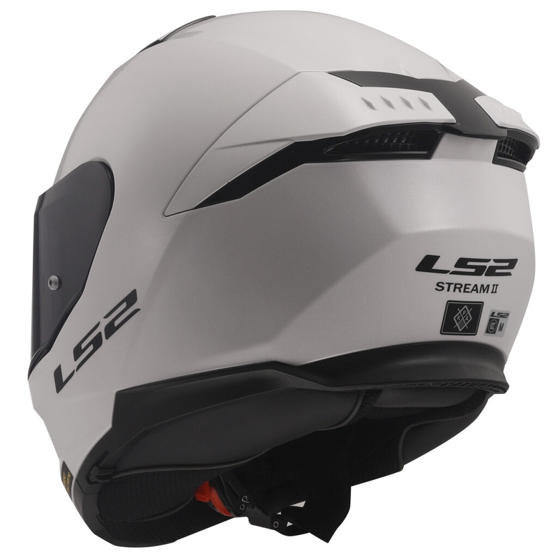 Kask motocyklowy integralny LS2 FF808 Stream II biały połysk