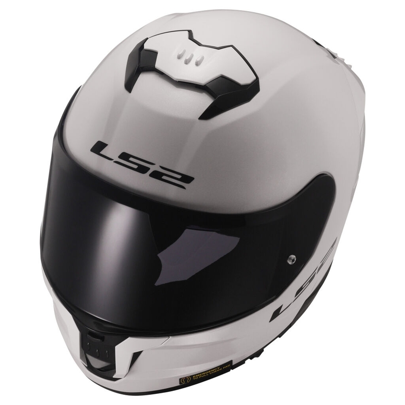 Kask motocyklowy integralny LS2 FF808 Stream II biały połysk