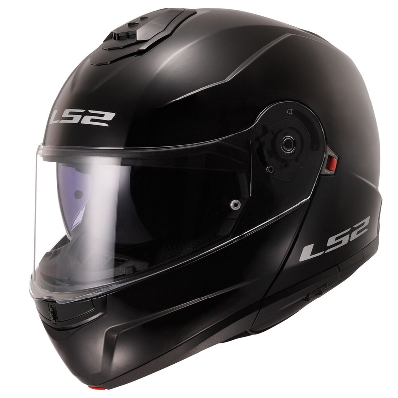 Kask z klapką LS2 FF908 Strobe II czarny połysk