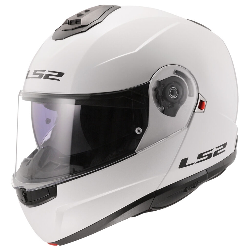 Kask z klapką LS2 FF908 Strobe II biały połysk