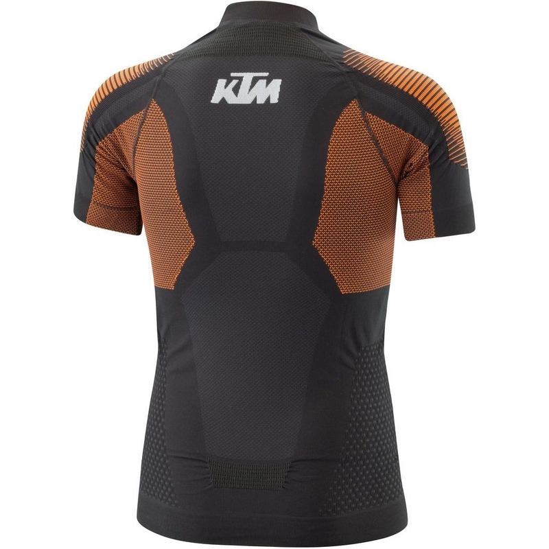 Koszulka termiczna z krótkim rękawem KTM Performance czarno-pomarańczowa wyprzedaż