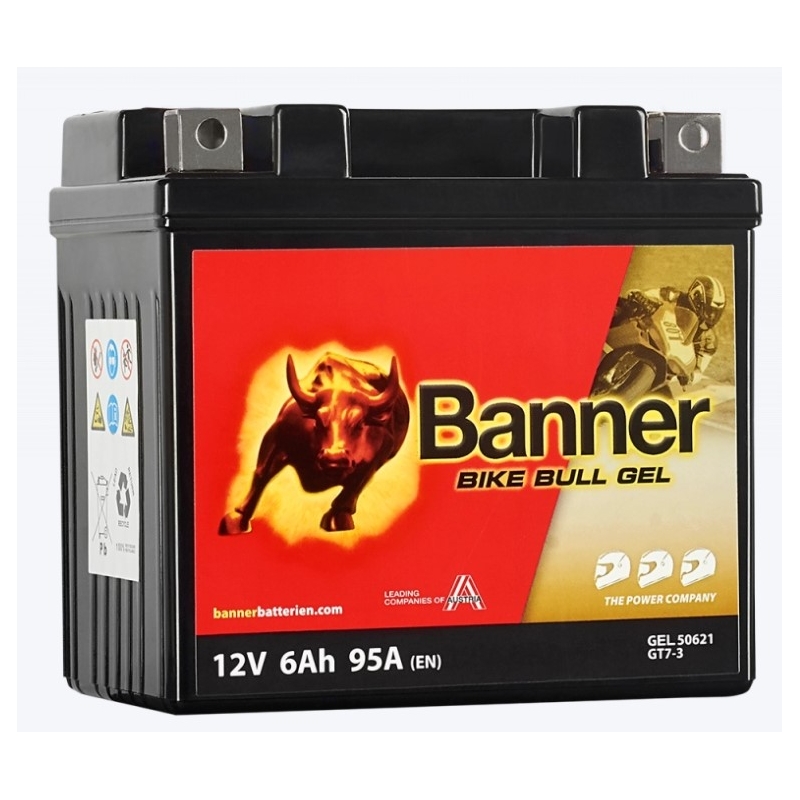 Akumulator żelowy Banner Bike Bull Gel 12V, YTZ7S, 6AH, 95A