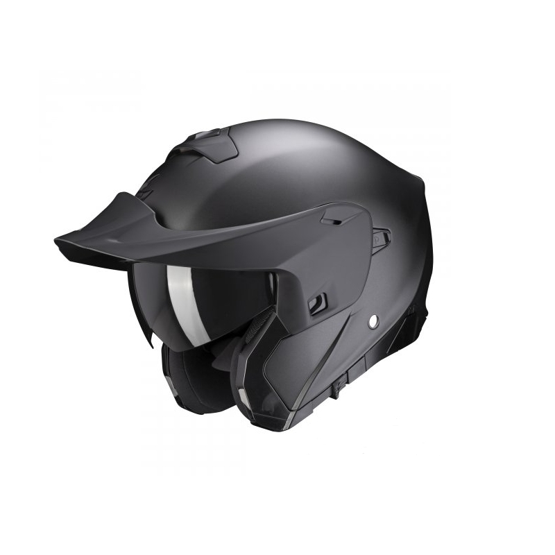Szczękowy kask motocyklowy Scorpion EXO-930 Solid fluo czerwony
