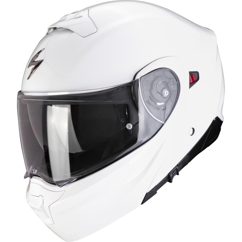 Kask motocyklowy typu flip-up Scorpion EXO-930 EVO Solid biały