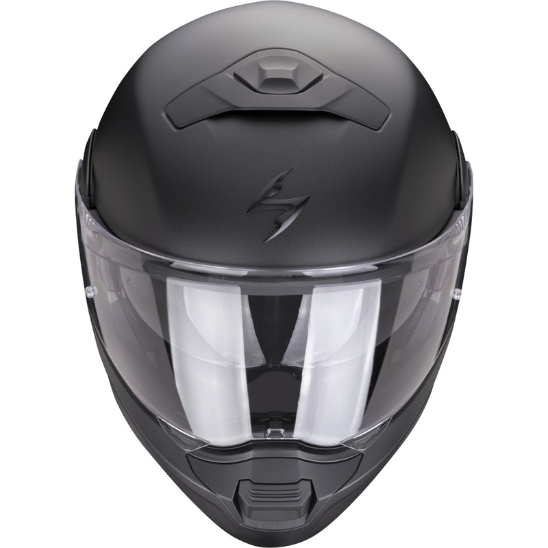 Kask motocyklowy typu flip-up Scorpion EXO-930 EVO Solid czarny mat