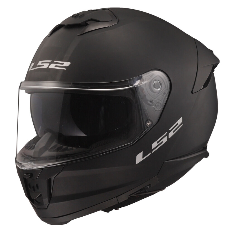 Kask motocyklowy integralny LS2 FF808 Stream II czarny mat